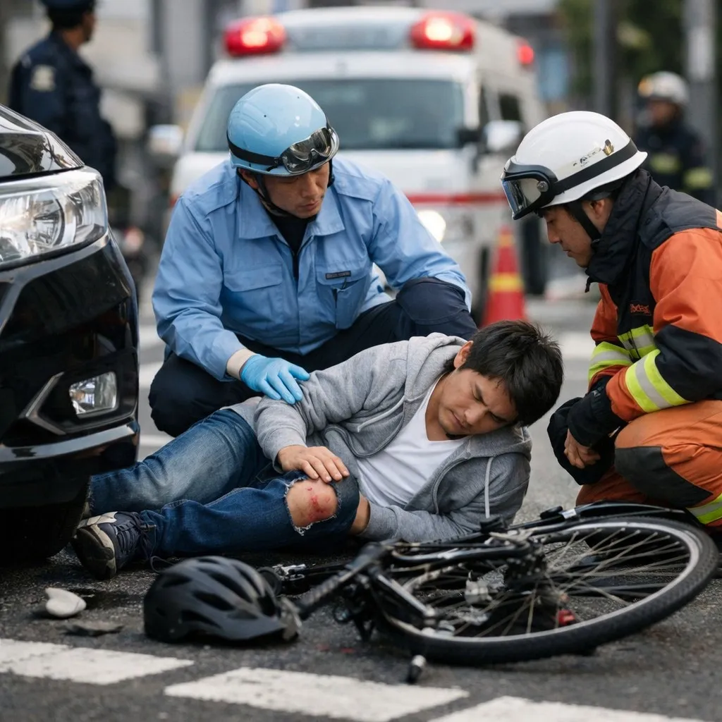 近年、自転車利用者の交通事故が増加傾向にあります。